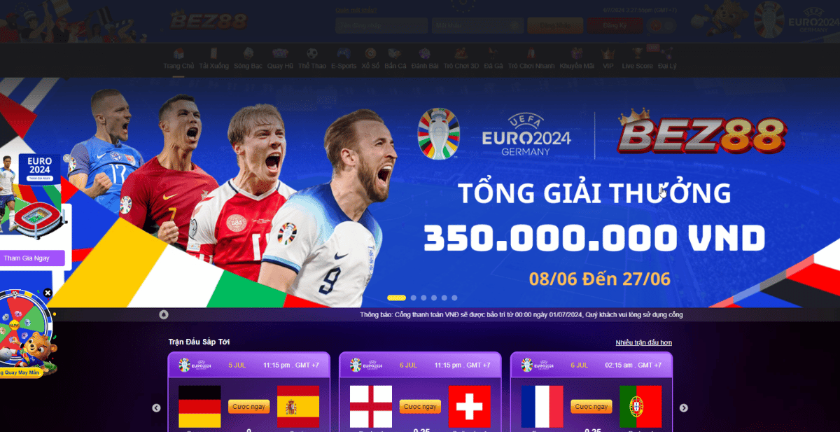 BEZ88 – Hệ Thống Cá Cược Thể Thao, Casino Và Game