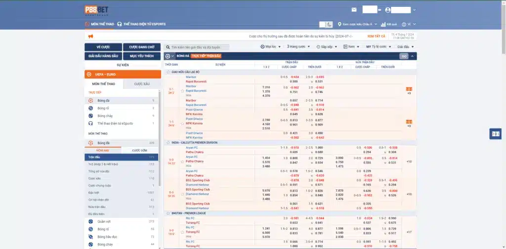 P88Bet – Nhà Cái Cá Cược Thể Thao Uy Tín Số 1 Việt Nam
