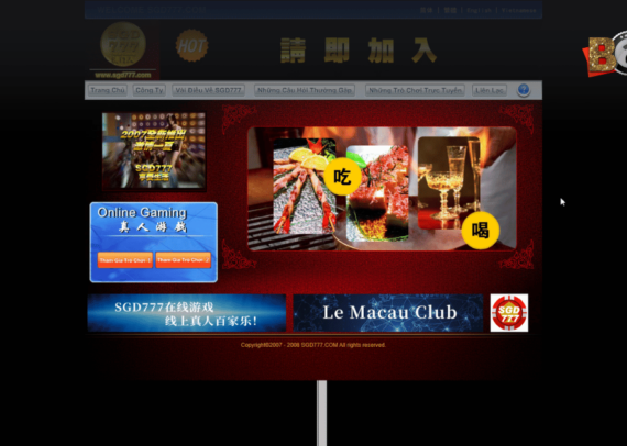 SGD777 – Hệ Thống Casino Trực Tuyến Hàng Đầu Châu Á