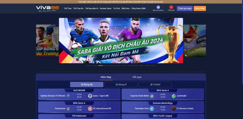VIVA88 – Nền Tảng Cá Cược Thể Thao và Giải Trí Hàng Đầu Châu Á