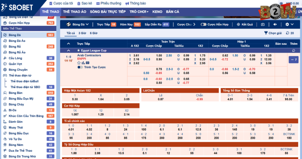 cá cược thể thao