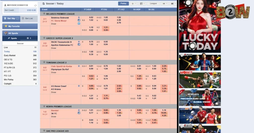 sportsbook fishbet theo môn thể thao, thị trường bóng đá FISHBET, cửa kèo FISHBET