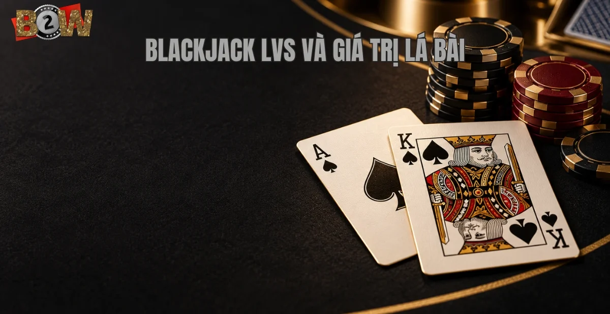 blackjack lvs và giá trị lá bài, giá trị lá bài LVS, lượt rút LVS
