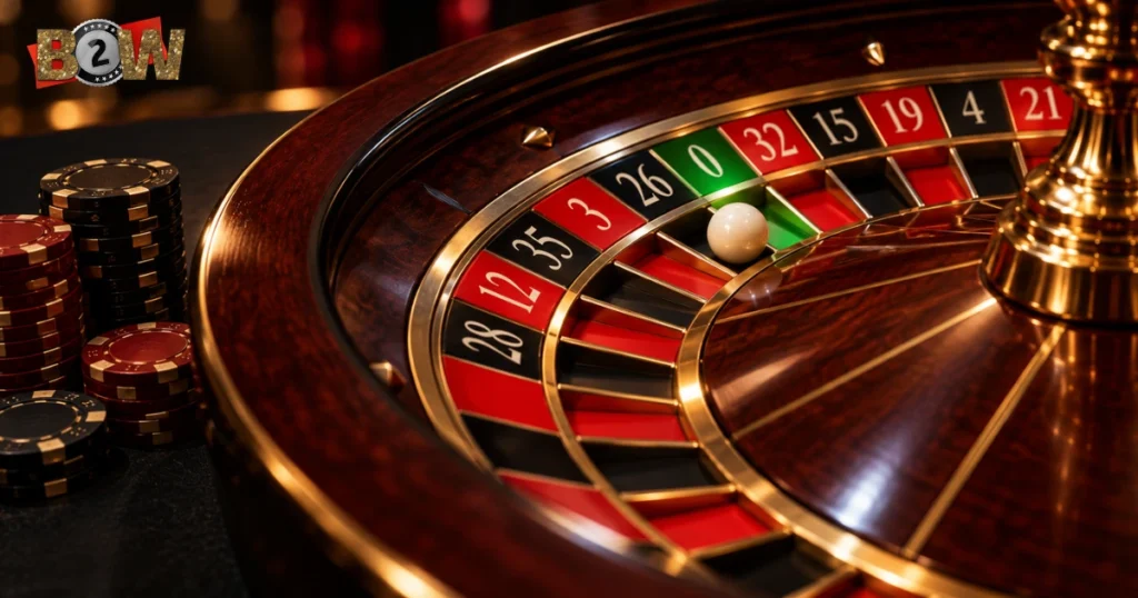 roulette won và cửa màu, vòng số WON, màu ô WON