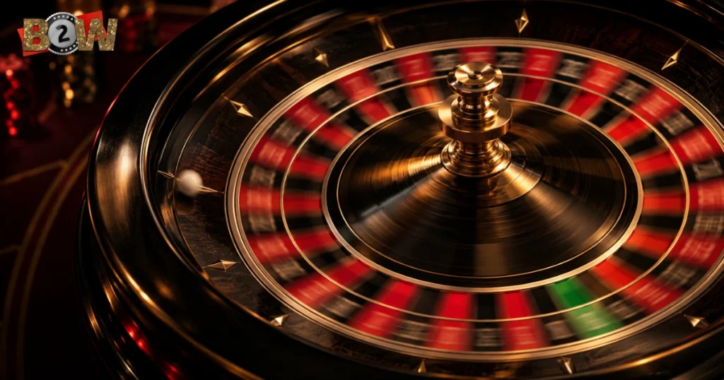 roulette won và cửa màu, vòng số WON, màu ô WON